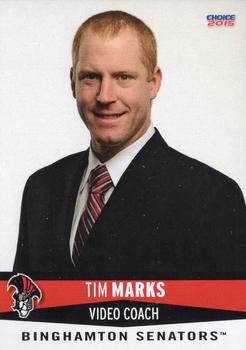 2014-15 Choice Binghamton Senators (AHL) #29 Tim Marks Front