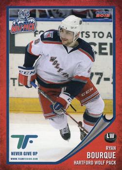 2014-15 Choice Hartford Wolf Pack (AHL) #3 Ryan Bourque Front