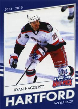 2014-15 Fan Issue Hartford Wolf Pack (AHL) #15 Ryan Haggerty Front