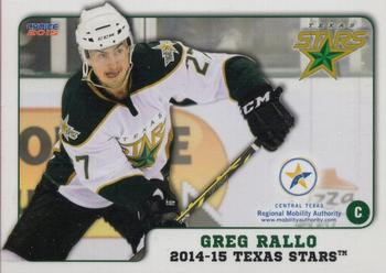 2014-15 Choice Texas Stars (AHL) #20 Greg Rallo Front