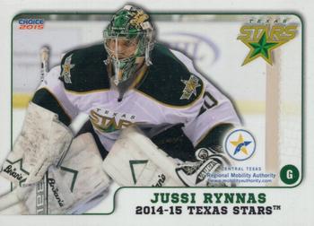 2014-15 Choice Texas Stars (AHL) #24 Jussi Rynnas Front