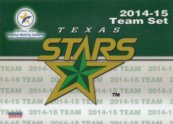 2014-15 Choice Texas Stars (AHL) #NNO Texas Stars Front