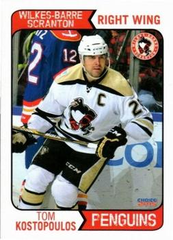 2014-15 Choice Wilkes-Barre/Scranton Penguins (AHL) #11 Tom Kostopoulos Front