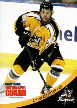 2014-15 Choice Stockton Thunder (ECHL) #NNO Lukas Sutter Front