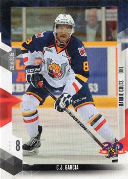 2014-15 Extreme Barrie Colts OHL #19 C.J. Garcia Front