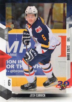 2014-15 Extreme Barrie Colts OHL #21 Josh Carrick Front