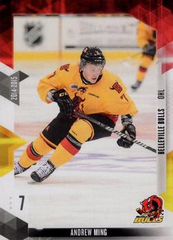 2014-15 Extreme Belleville Bulls OHL #3 Andrew Ming Front