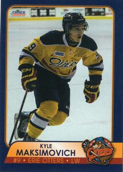 2014-15 Choice Erie Otters (OHL) #14 Kyle Maksimovich Front