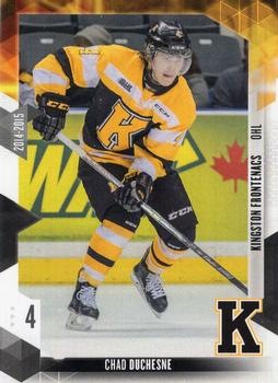 2014-15 Extreme Kingston Frontenacs OHL #2 Chad Duchesne Front
