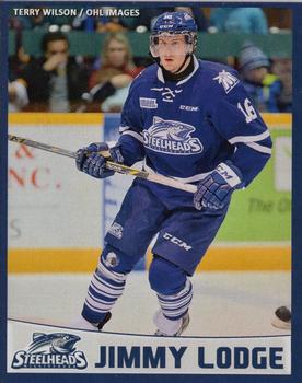 2014-15 Mississauga Steelheads (OHL) #17 Jimmy Lodge Front