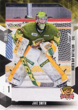 2014-15 Extreme North Bay Battalion OHL #1 Jake Smith Front