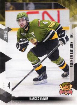 2014-15 Extreme North Bay Battalion OHL #4 Marcus McIvor Front