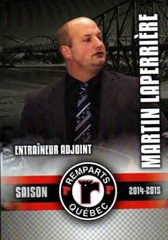 2014-15 Quebec Remparts (QMJHL) Update #NNO Martin Laperriere Front