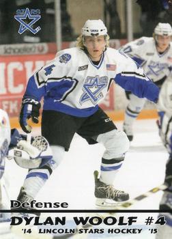 2014-15 Blueline Booster Club Lincoln Stars (USHL) #5 Dylan Woolf Front