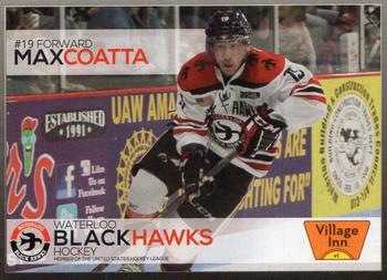 2014-15 Waterloo Black Hawks (USHL) #3 Max Coatta Front