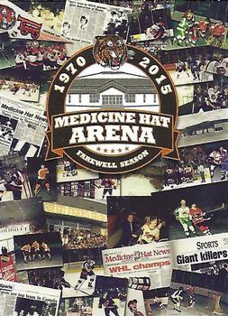 2014-15 Medicine Hat Tigers (WHL) #1 Medicine Hat Tigers Front