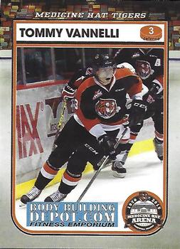 2014-15 Medicine Hat Tigers (WHL) #2 Tommy Vannelli Front