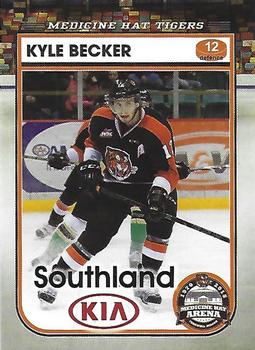 2014-15 Medicine Hat Tigers (WHL) #9 Kyle Becker Front