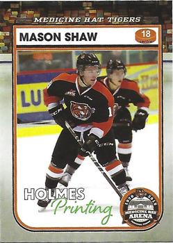 2014-15 Medicine Hat Tigers (WHL) #13 Mason Shaw Front