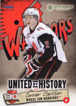 2014-15 Choice Moose Jaw Warriors (WHL) #NNO Connor Clouston Front