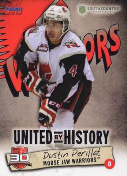 2014-15 Choice Moose Jaw Warriors (WHL) #NNO Dustin Perillat Front