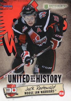 2014-15 Choice Moose Jaw Warriors (WHL) #NNO Jack Rodewald Front