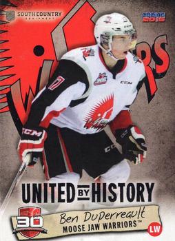 2014-15 Choice Moose Jaw Warriors (WHL) #NNO Ben Duperreault Front