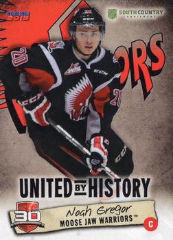 2014-15 Choice Moose Jaw Warriors (WHL) #NNO Noah Gregor Front