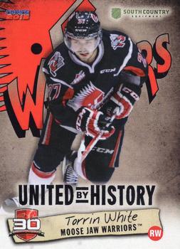 2014-15 Choice Moose Jaw Warriors (WHL) #NNO Torrin White Front