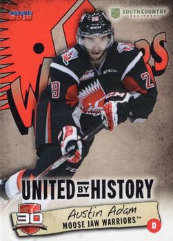 2014-15 Choice Moose Jaw Warriors (WHL) #NNO Austin Adam Front