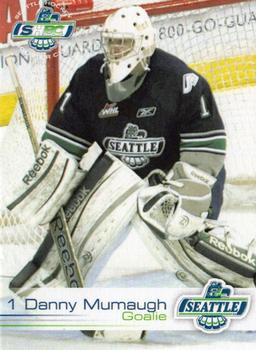 2014-15 Booster Club Seattle Thunderbirds (WHL) #2 Danny Mumaugh Front