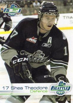 2014-15 Booster Club Seattle Thunderbirds (WHL) #13 Shea Theodore Front