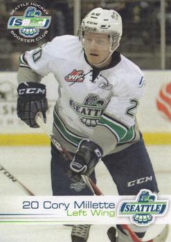 2014-15 Booster Club Seattle Thunderbirds (WHL) #15 Cory Millette Front