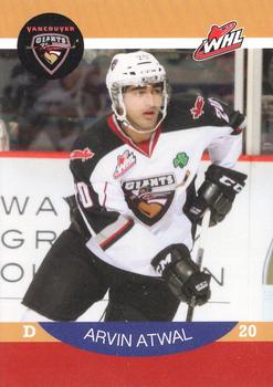 2014-15 Vancouver Giants (WHL) #NNO Arvin Atwal Front