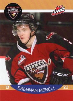 2014-15 Vancouver Giants (WHL) #NNO Brennan Menell Front
