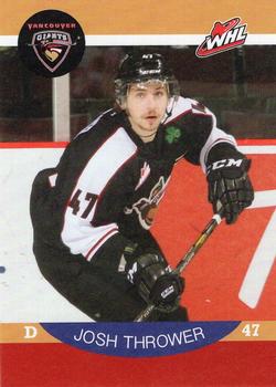2014-15 Vancouver Giants (WHL) #NNO Josh Thrower Front