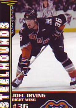 2007-08 Youngstown Steelhounds (CHL) #4 Joel Irving Front