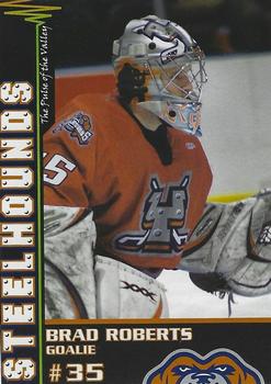 2007-08 Youngstown Steelhounds (CHL) #21 Brad Roberts Front