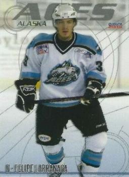 2007-08 Choice Alaska Aces (ECHL) #14 Felipe Larranaga Front