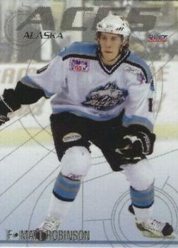 2007-08 Choice Alaska Aces (ECHL) #19 Matt Robinson Front