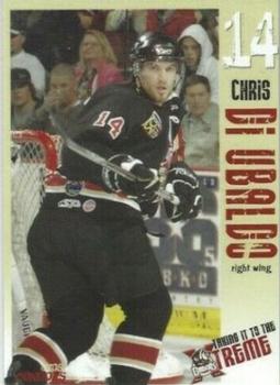 2007-08 Bakersfield Condors (ECHL) #4 Chris Di Ubaldo Front