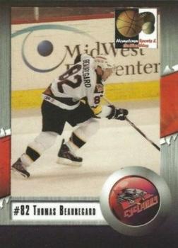 2007-08 Hometown Sports and Collectibles Cincinnati Cyclones (ECHL) #12 Thomas Beauregard Front