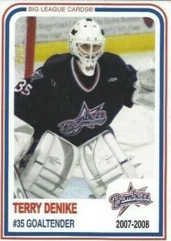 2007-08 Big League Cards Dayton Bombers (ECHL) #7 Terry Denike Front