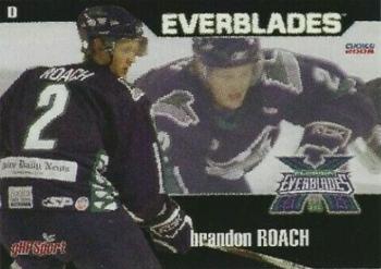 2007-08 Choice Florida Everblades (ECHL) #1 Brandon Roach Front