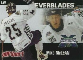 2007-08 Choice Florida Everblades (ECHL) #12 Mike McLean Front