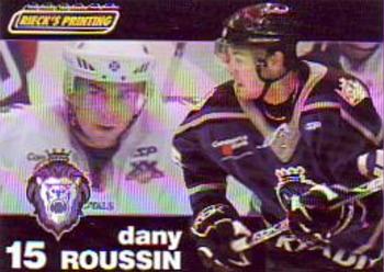 2007-08 Rieck's Printing Reading Royals (ECHL) #17 Dany Roussin Front