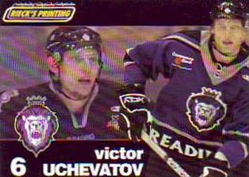 2007-08 Rieck's Printing Reading Royals (ECHL) #20 Victor Uchevatov Front