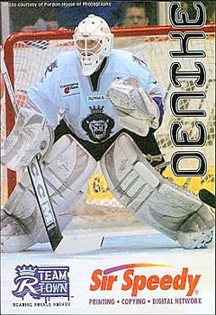2007-08 Reading Royals (ECHL) #3 Terry Denike Front