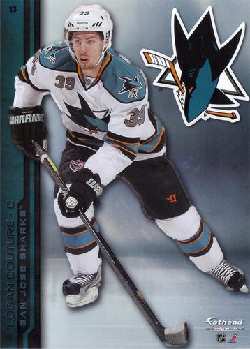 2013 Fathead NHL Tradeables #13 Logan Couture Front