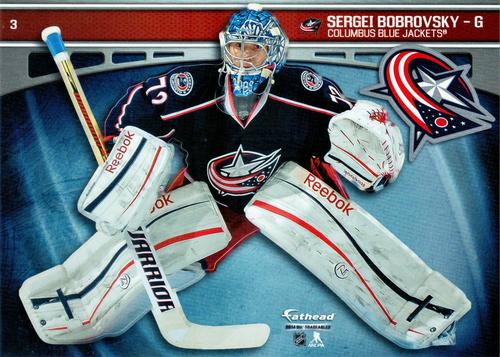 2014 Fathead NHL Tradeables #3 Sergei Bobrovsky Front